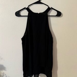 Monteau Elegant Black Tank Top
